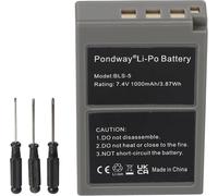 1000mAh 7.4V BLS-5 Batterie de Remplacement Compatible avec Olympus OM-D E-M10/Mark Il/Mark IlI/MarkIlI S/Mark IV,PEN E-P3/PL1/PL2/PL3/PL5/PL6/PL8/PL9/PM1/PM2/Stylus 1s BLS-50 Appareils Photo