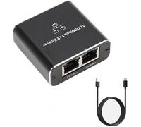 1000Mbps Ethernet Splitter Avec Port D'Alimentation Usb 1 To 2 Gigabit Network Splitter Switch Pour Ordinateur, Concentrateur, Commutateur, Routeur, Adsl, Décodeur, Tv Numérique, Etc[X644]