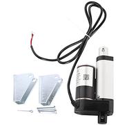 1000N Actionneur Linéaire Ascenseur Électrique Moteur DC 12V En Alliage D'aluminium Corps Haute Résistance Argent Noir 35mm Course Stoppable à N'importe Quelle Position