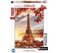 1000p puzzle La tour Eiffel en automne Beige G