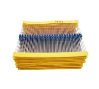 1000pcs 1/4W 0R-10M 1% Metal Film Resistor 0.25W 1 2.2 4.7 10 100 120 150 220 270 330 470 1K 2.2K 4.7K 10K 100K 470K 1M 10M ohms NWPNLXEA(43R)