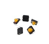 1000Pcs 12x12x7.3 mm Tactile Switches Yellow Square Push Button Tact Switch 12 * 12 * 7.3mm switch DIP4 NWPNLXEA