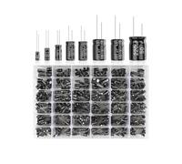 1000pcs 36 Values Aluminum Electrolytic Capacitor Assortment Box Kit 0.1uF 16V-50V 0.1uF-1000uF Capacitors 4.7uF 10uF 22uF 33uF NWPNLXEA