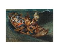 1000pcs(38x26cm) Puzzles pour Adolescents Christ on The Sea Puzzles pour Adultes Jeux De Famille Difficile Difficile Cadeaux De Noël Et d'anniversaire 1000pcs(38x26cm)