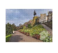 1000pcs(38x26cm) Puzzles pour Adolescents Princes Street Gardens Puzzles pour Adultes Jeu Familial Analyse Et Logique Jeu Stimulant Cadeaux 1000pcs(38x26cm)