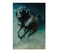 1000pcs(38x26cm) Puzzles pour Adolescents The Stallion Puzzles Jeux Relaxants Améliore La Mémoire Cadeaux Uniques pour Un Anniversaire Et Noël 1000pcs(38x26cm)