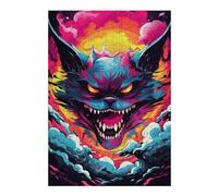 1000pcs(38x26cm) Puzzles pour Adultes Colorful Fantasy Monster Artwork Puzzles pour Adultes À Monter Soi-même - Difficulté Élevée - Cadeaux Uniques pour Un Anniversaire Ou Noël 1000pcs(38x26cm)