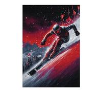 1000pcs(38x26cm) Puzzles pour Adultes Extreme Skiing Thrills Red Flag Challenge Puzzle pour Adultes, Jouet, Décoration Murale, Passe-Temps, Cadeaux d'anniversaire Et Cadeaux Uniques 1000pcs(38x26cm)