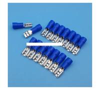 1000Pcs 4.8mm Blue FDD2-187 14~16 AWG Female Spade Insulated Quick Disconnect Wire Crimp Terminals Connector NWPNLXEA