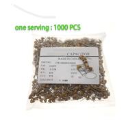 1000Pcs 50V monolithic ceramic capacitor 10PF~ 10UF 22PF 47NF 220NF 1NF 1UF 4.7UF 100NF 330NF 0.1UF 102 104 105 106 103 473 334 MQXFCZUX(1nF)