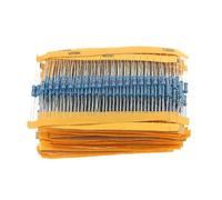 1000Pcs 50Values x 20pcs 1% 0.1 ohm~4.7M ohm 1/2W 0.5W Metal Film Resistor Assorted Kit set package NWPNLXEA