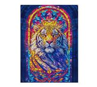 1000pcs(52x38cm) Casse-tête pour Adultes Regal Tiger Casse-tête pour Adultes, Jeu De Réflexion, Course De Vitesse, Idéal comme Cadeau pour Toute La Famille 1000pcs(52x38cm)