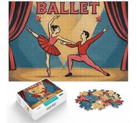 1000pcs (52x38cm), Puzzle 1000 Pièces, Ballet Dancers | Pour le passage au Nouvel An : ce puzzle 1000 pièces adulte convient aux journées calmes autour de Noël.