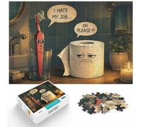1000pcs (52x38cm), Puzzle Classique 1000 Pièces, I Hate My Job Funny | Comme idée cadeau de Noël : Puzzle 1000 pièces adulte ; pour un cadeau qui reste agréable bien après les fêtes.
