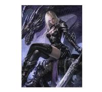 1000pcs(52x38cm) Puzzle pour Adolescents Dragon Armor Fantasy Warrior -1 Puzzles pour Adultes Jouets Anti-Stress Assemblage De Motifs Activités Amusantes À La Maison 1000pcs(52x38cm)