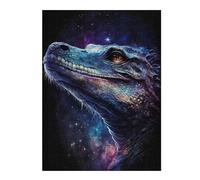 1000pcs(52x38cm) Puzzle pour Adolescents Galactic Lizard Art Print-4 Puzzle pour Adultes - Jouets À Monter Soi-même - Anti-Stress - Cadeaux Uniques pour Anniversaire Et Noël 1000pcs(52x38cm)