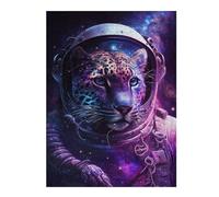 1000pcs(52x38cm) Puzzle pour Adolescents Leopard Astronaut Space Suit Puzzle pour Adultes - Jouets À Monter Soi-même - Anti-Stress - Cadeaux Uniques pour Anniversaire Et Noël 1000pcs(52x38cm)