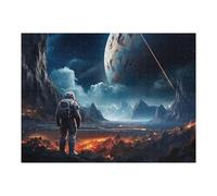 1000pcs(52x38cm) Puzzle pour Adolescents Space Walk Puzzles pour Adultes Jouets Anti-Stress Défi Difficile Et Stimulant 1000pcs(52x38cm)
