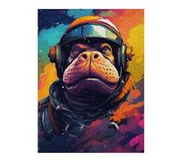 1000pcs(52x38cm) Puzzles pour Adolescents Ape Astronaut Space Suit-2 Puzzle pour Adultes, Jeu De Réflexion, Cadeau d'anniversaire Idéal pour Toute La Famille 1000pcs(52x38cm)
