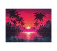 1000pcs(52x38cm) Puzzles pour Adolescents Mystic Synthwave Odyssey Puzzles Jeux Relaxants Améliore La Mémoire Cadeaux Uniques pour Un Anniversaire Et Noël 1000pcs(52x38cm)