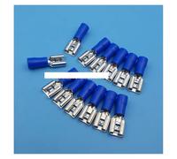 1000Pcs 6.3mm Blue FDD2-250 14-16AWG Female Spade Insulated Quick Disconnect Wire Crimp Terminals Connector NWPNLXEA