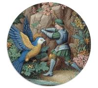 1000pcs (67.5x67.5cm) Brigand du XIVe siècle Combattant Un Perroquet géant Jigsaw Puzzles À Faire Soi-même pour Adultes