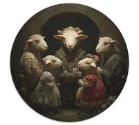 1000pcs (67.5x67.5cm) Council of Water Mouton Jigsaw Puzzles À Faire Soi-même pour Adultes