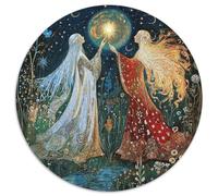 1000pcs (67.5x67.5cm) Déesse Lune et Étoile Jigsaw Style Art Populaire Russe Puzzles À Faire Soi-même pour Adultes