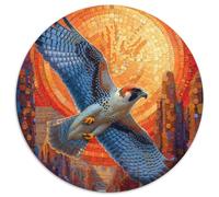 1000pcs (67.5x67.5cm) Faucon en vol Puzzle Jouet en Bois Cadeau Unique Décoration Intérieure Style Art de mosaïque Jeu ÉduChatif Challenge Toy