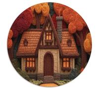 1000pcs (67.5x67.5cm) Grande Maison Jigsaw Couleurs d'automne Puzzles À Faire Soi-même pour Adultes