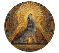 1000pcs (67.5x67.5cm) Loup Puzzle Jouet en Bois Cadeau Unique Décoration Intérieure Motif Byzantin Complexe Jeu ÉduChatif Challenge Toy