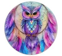 1000pcs (67.5x67.5cm) Owl Attrape-rêves Jigsaw Style Art Fantastique Puzzles À Faire Soi-même pour Adultes