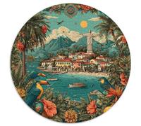1000pcs (67.5x67.5cm) Paysage côtier de Rio de Janeiro, éléments du Carnaval Jigsaw Puzzles À Faire Soi-même pour Adultes
