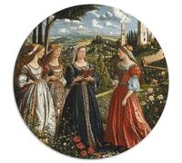 1000pcs (67.5x67.5cm) Paysages de la Renaissance Jigsaw Personnages élégants, Jardins et Architecture Classique Puzzles À Faire Soi-même pour Adultes