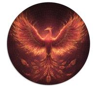 1000pcs (67.5x67.5cm) Phénix Puzzle Jouet en Bois Cadeau Unique Décoration Intérieure Flamme Soaring Wings Jeu ÉduChatif Challenge Toy