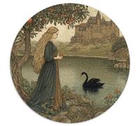 1000pcs (67.5x67.5cm) Raiponce sous Le Pommier, château médiéval Puzzle Jouet en Bois Cadeau Unique Décoration Intérieure Jeu ÉduChatif Challenge Toy