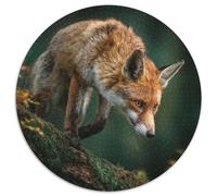 1000pcs (67.5x67.5cm) Renard Trying to Chatch A Prey Puzzle Jouet en Bois Cadeau Unique Décoration Intérieure Jeu ÉduChatif Challenge Toy