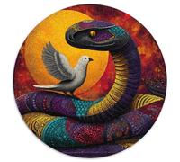 1000pcs (67.5x67.5cm) Serpent Jigsaw Colombe Puzzles À Faire Soi-même pour Adultes