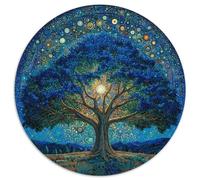 1000pcs (67.5x67.5cm) The Arbre de Vie, an Open Field Under The Night Sky Jigsaw Puzzles À Faire Soi-même pour Adultes