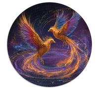 1000pcs (67.5x67.5cm) Two Phénixes, Background of Cosmic Twilight Puzzle Jouet en Bois Cadeau Unique Décoration Intérieure Jeu ÉduChatif Challenge Toy