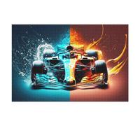 1000pcs(75x50cm) Casse-tête pour Adolescents Formula 1 Car Speed & Style Casse-têtes pour Adolescents Jeux Relaxants Analyse Et Logique Cadeaux pour Les Amis Et La Famille 1000pcs(75x50cm)