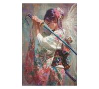1000pcs(75x50cm) Casse-têtes pour Adolescents Samurai Woman with Sword Casse-têtes pour Adultes, Jeu De Réflexion, Anti-Stress, Idéal en Cadeau pour Toute La Famille 1000pcs(75x50cm)