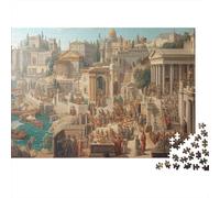 1000pcs (75x50cm) Classical Roman Urban Architecture Puzzle Jouet en Bois Cadeau Unique Décoration Intérieure Jeu Éducatif Challenge Toy