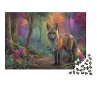 1000pcs (75x50cm) Colorful Renard Tail Jigsaw Forêt Scene Puzzles À Faire Soi-même pour Adultes