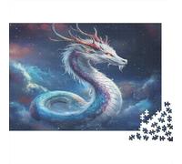 1000pcs (75x50cm) Dragonréaliste Jigsaw Ciel Nocturne mystérieux Puzzles À Faire Soi-même pour Adultes