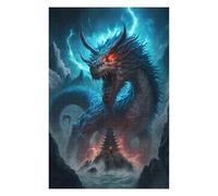 1000pcs(75x50cm) Puzzle Dragon's Roar Mythical Fantasy Artwork Puzzle pour Adultes, Jouet, Décoration Murale, Cadeaux Uniques d'anniversaire Et De Noël 1000pcs(75x50cm)