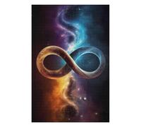 1000pcs(75x50cm) Puzzle pour Adolescents Cosmic Infinity Symbol Art Print Puzzles pour Adultes Jouets Anti-Stress Assemblage De Motifs Activités Amusantes À La Maison 1000pcs(75x50cm)