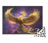 1000pcs (75x50cm) Puzzles pour Adolescents Adultes The Golden Phénix Spreads Its Wings