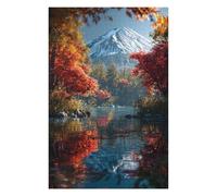 1000pcs(75x50cm) Puzzles pour Adolescents Autumnal Serenity with Snow-Capped Mountain Puzzles pour Adultes, Jeux Familiaux, Défi Difficile, Cadeaux De Noël Et d'anniversaire 1000pcs(75x50cm)