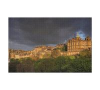 1000pcs(75x50cm) Puzzles pour Adolescents Edinburgh Old Town Skyline Puzzles Jeux Relaxants Améliore La Mémoire Cadeaux Uniques pour Un Anniversaire Et Noël 1000pcs(75x50cm)